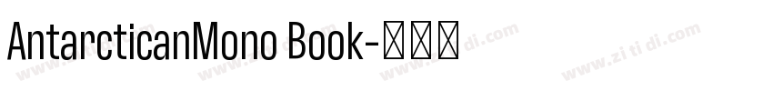 AntarcticanMono Book字体转换